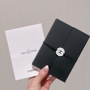 CHANEL Black Gift Box with White La Collection Sleeve
